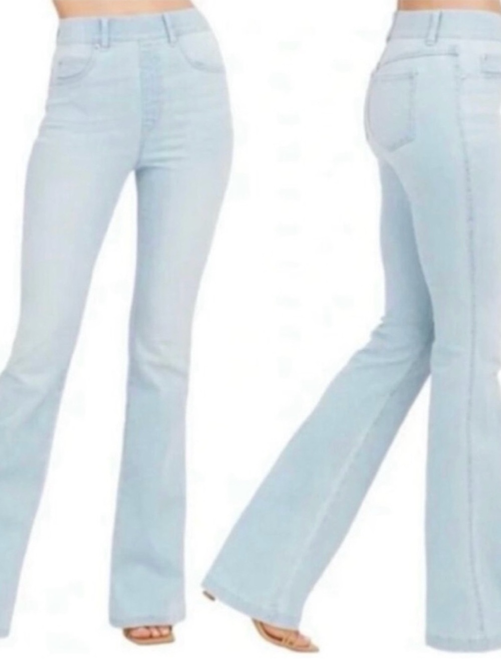 SPANX Jeans Women’s S Light Blue High-Rise Flare LIKE NEW
